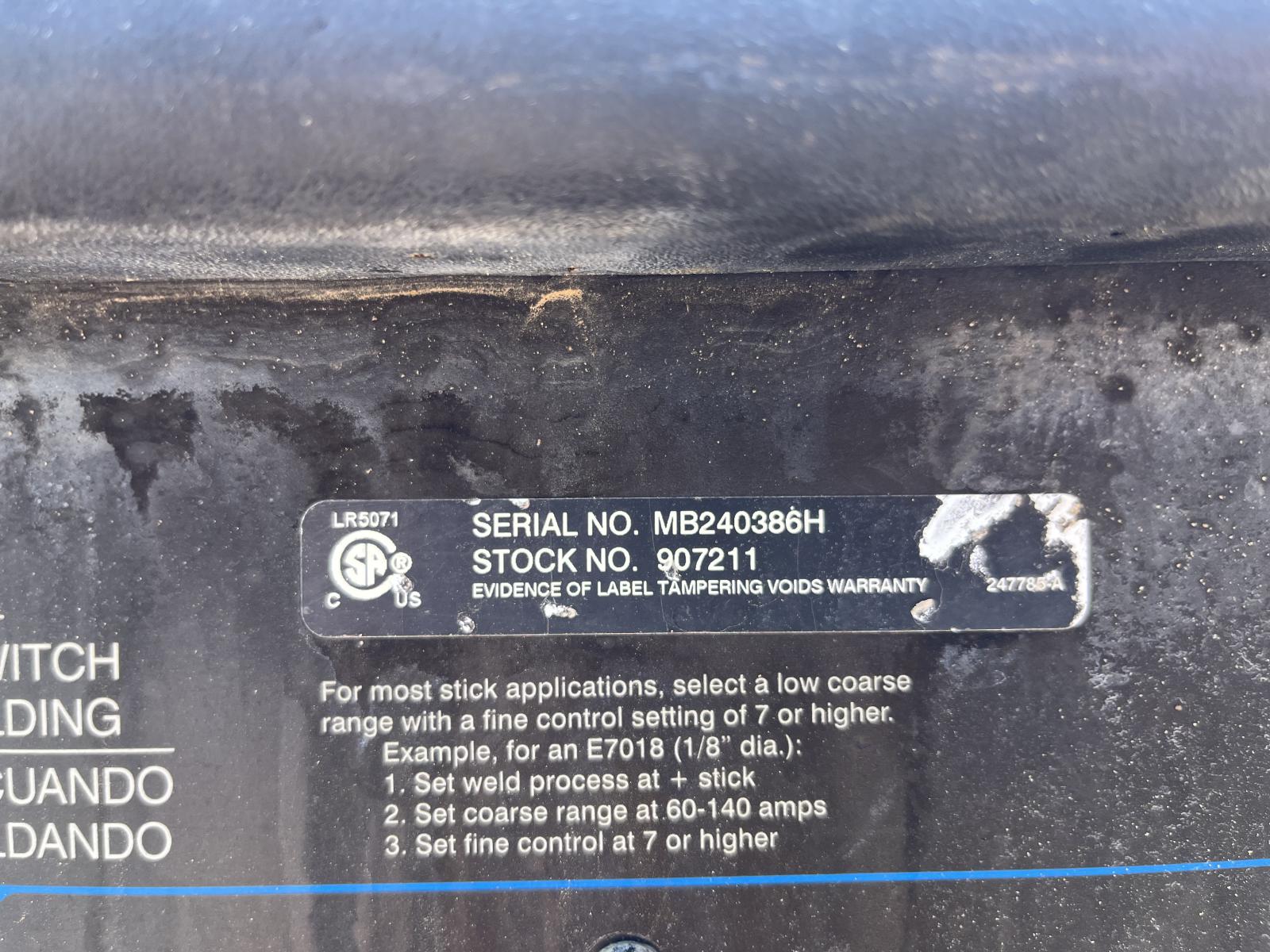 ./imagenes/INVOICE/2019/18161/MILLER BOBCAT 250 (12).JPG